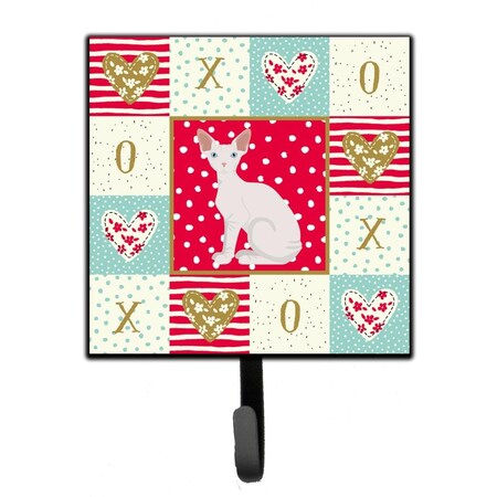 Carolines Treasures 4.25 x 1 x 7 in. Sphynx Cat Love Leash or Key Holder CK5794SH4